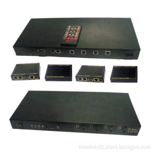 100m V1.4 4X4 HDMI Matrix Extender, over Cat6e with 3D and IRNew